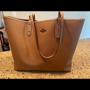 Coach reversible tote